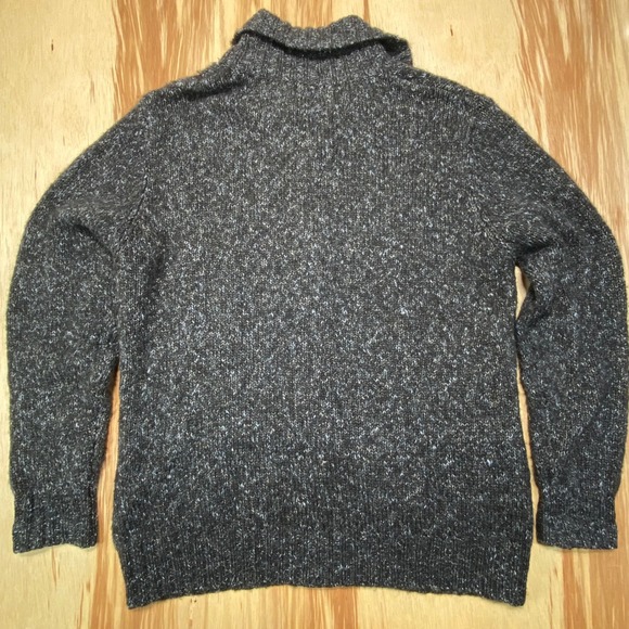 L.L. Bean Wool Blend Brown Button Up Sweater Women's XL - Picture 5 of 7